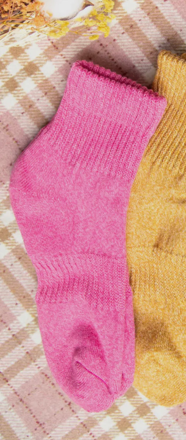 Hot Pink Sporty Sock