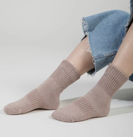 Taupe Sporty Sock